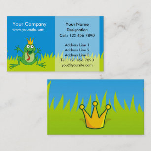Carte De Visite Prince Frog