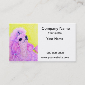 Carte De Visite Princesse Poodle
