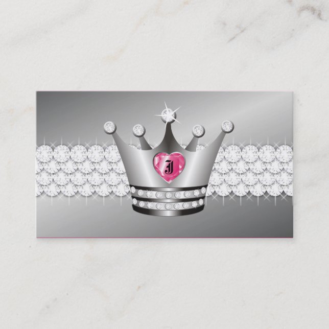 Carte De Visite Princesse TTT-Parfaite Faux Silver (Devant)