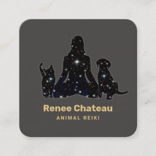 Carte de visite principal du Reiki animal