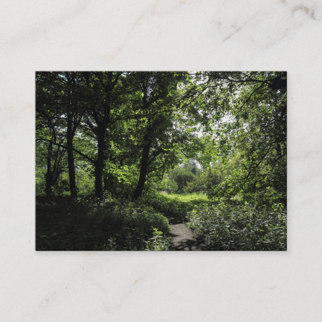 Carte De Visite Printemps dans les bois 03 (Devant)