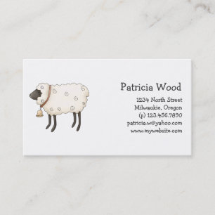 Carte De Visite Printemps · Moutons