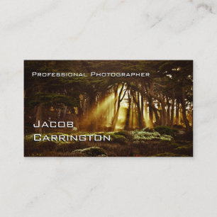 Carte De Visite Pro photographie (forêt 3)