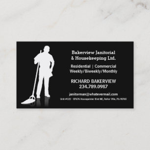 Carte De Visite Pro service de concierge ou de ménage de nettoyage
