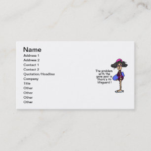 Carte De Visite Problème avec le pool de gènes