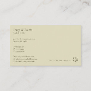 Carte De Visite Procureur   Avocat professionnel