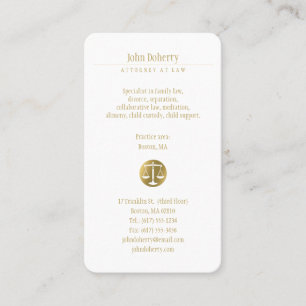 Carte De Visite Procureur général de la République   Avocat