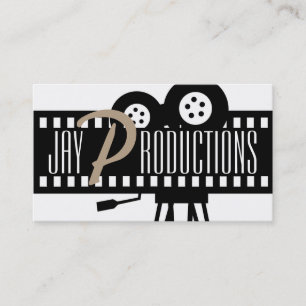 Carte De Visite Producteur de films de réalisateur moderne