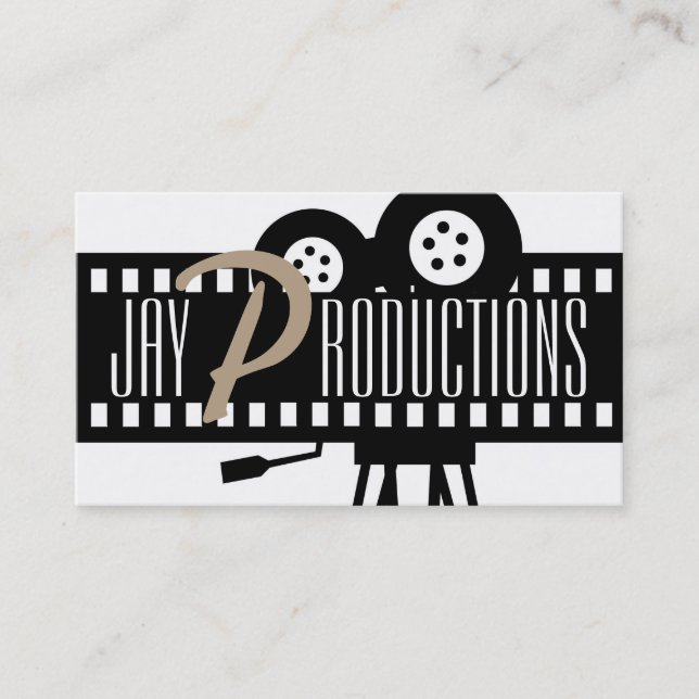 Carte De Visite Producteur de films de réalisateur moderne (Devant)