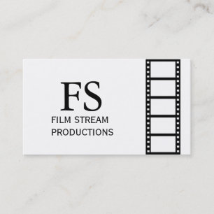 Carte De Visite Producteur de films de réalisateur moderne