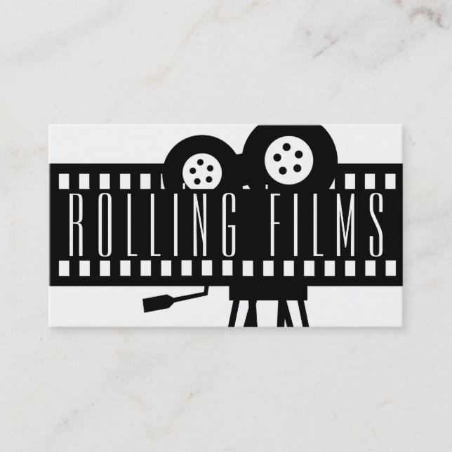 Carte De Visite Producteur de films de réalisateur moderne (Devant)