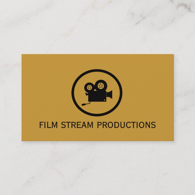 Carte De Visite Producteur de films de réalisateur moderne (Devant)
