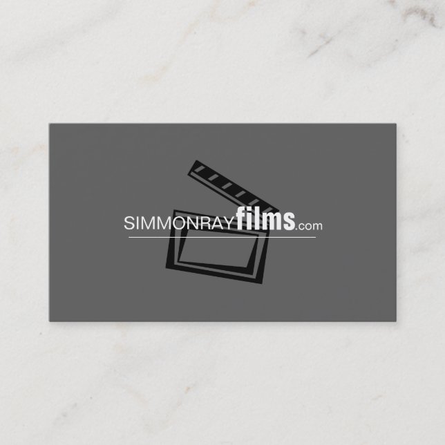 Carte De Visite Producteur de films professionnels, réalisateur Ca (Devant)
