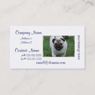 Carte De Visite Produit de personnaliser