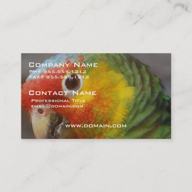 Carte De Visite Produit de personnaliser (Devant)