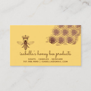 Carte De Visite Produits d'abeilles miel