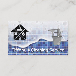 Carte De Visite Produits de nettoyage   Savon   Services à domicil