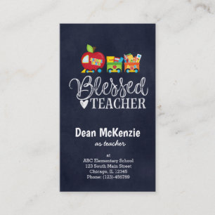 Carte De Visite Professeur béni