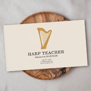 Carte De Visite Professeur de harpe