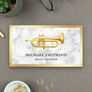 Carte de visite Professeur de Musique Trompette Ma