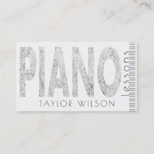 Carte De Visite professeur de piano