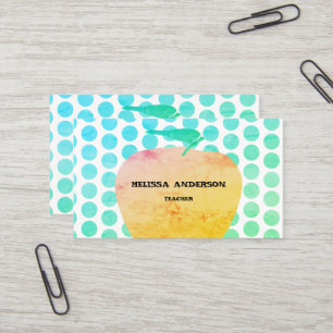 Carte De Visite professeur de pomme
