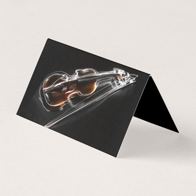 Carte De Visite Professeur de violon (Devant)