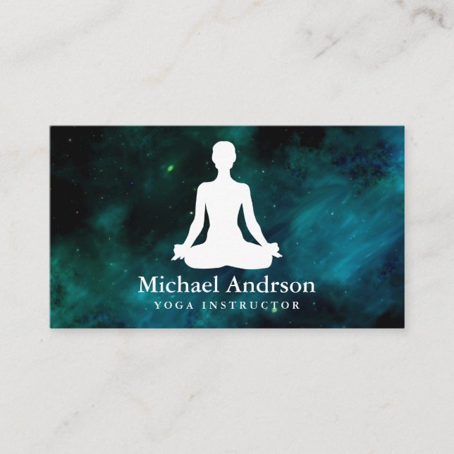 Carte De Visite Professeur de Yoga (Devant)
