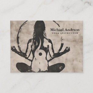 Carte De Visite Professeur de Yoga
