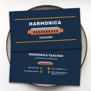 Carte De Visite Professeur d'harmonica