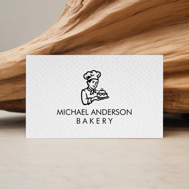 Carte De Visite Professional Bakery Pastry Chef (Créateur téléchargé)