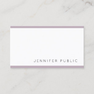 Carte De Visite Professional Clean Moderne Cute Design élégant