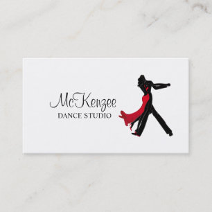 Carte De Visite Professional Dance Studio, Instructeur Business