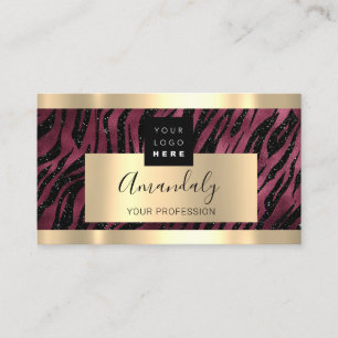 Carte De Visite Professional Finance Investment Services Gold Logo