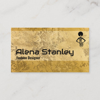 Carte De Visite Professional Gold Classy
