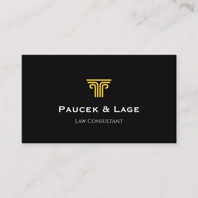 Carte De Visite Professional Lawyer Business Card | Attorney  (Devant)