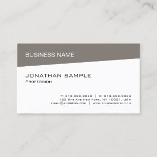 Carte De Visite Professional Modern Elegant Design Company