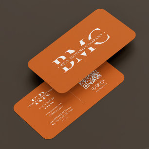 Carte De Visite Professional Movers Movers Company Orange Modern