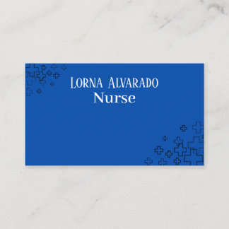 Carte De Visite Professional Nurse Business Card Template