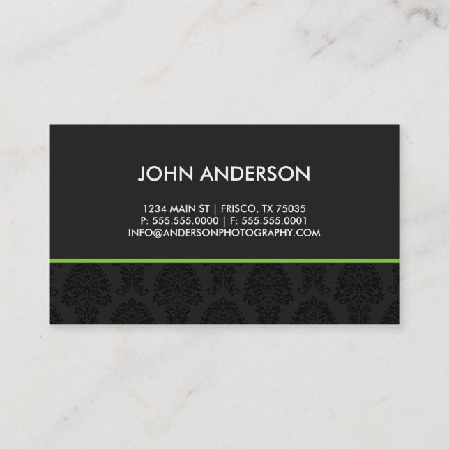 Carte de visite professionnel (Devant)