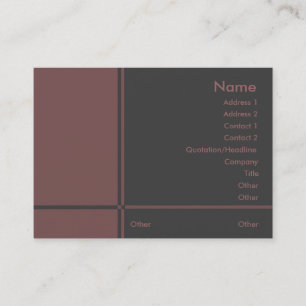 Carte de visite professionnel