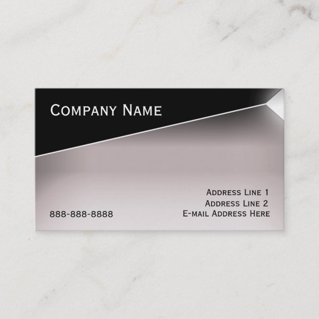 Carte De Visite Professionnel (Devant)