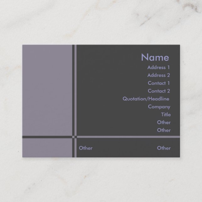 Carte de visite professionnel (Devant)