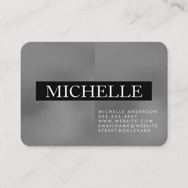 Carte De Visite Professionnel à deux tons (Devant)