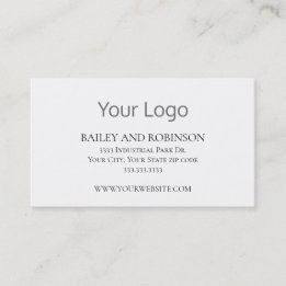 Carte De Visite Professionnel Ajoutez votre logo