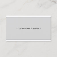 Professionnel Chic Moderne Minimaliste Gray Sleek