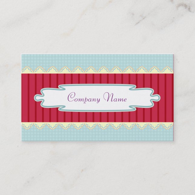 Carte De Visite Professionnel classique, élégant, doux, artisanal (Devant)