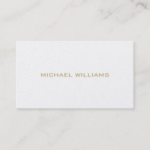 Carte De Visite Professionnel classique simple élégant brillant