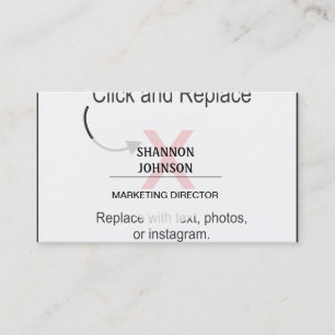 Carte de visite professionnel créatif et