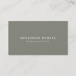 Carte De Visite Professionnel Creative Plain Pearl Finish Luxe